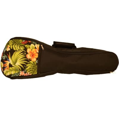 Kala UB-FL-C Floral Hawaiian Pattern Gig Bag for Concert Ukuleles