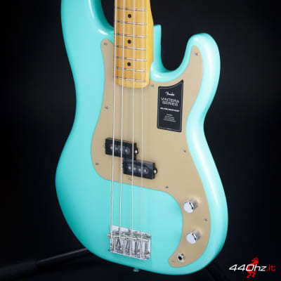 Fender Vintera '50s Precision Bass with Maple Fretboard Seafoam Green image 3