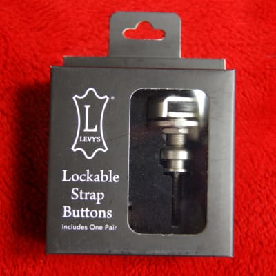 Levys lockable strap buttons nickel image 2