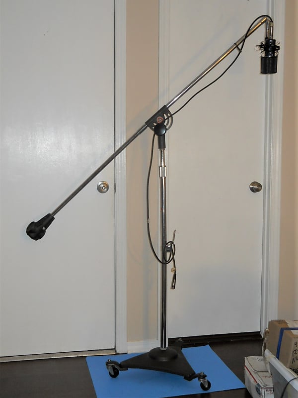 Studio Boom Mic Stands w Air 49 to 73 - Chrome