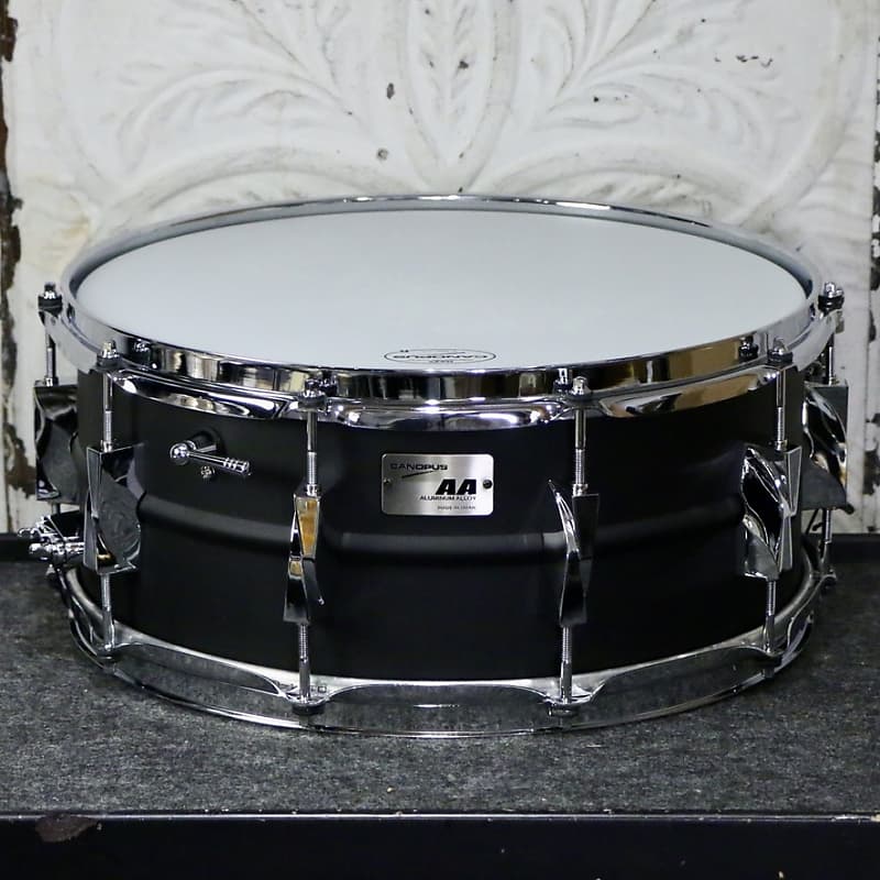Canoups AA Jet Black Aluminium Alloy Snare Drum 14X6in | Reverb