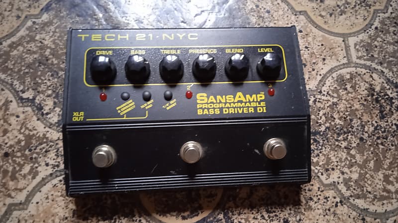 Tech 21 Sansamp Programmable Bass Driver