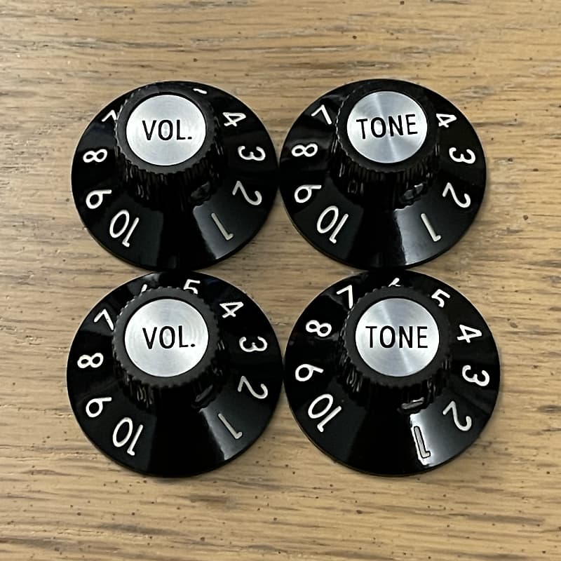 Genuine Fender 72 Telecaster Volume Tone Knobs Custom Deluxe Reverb
