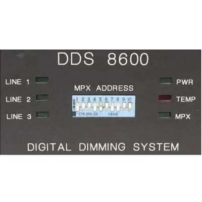NSI DDS8600 6 Channels 7200w Total Rackmount Knockout Panel Dimmer image 2