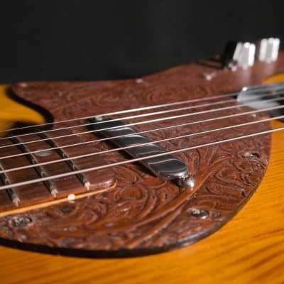 Fender 2004 Masterbuilt John English Telecaster Thinline Guitar- Pine/Leather image 12