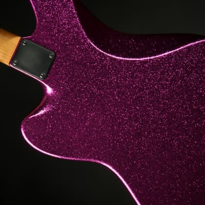 Suhr Eddie's Guitars Exclusive Roasted Classic JM Mastery - Magenta Sparkle image 13