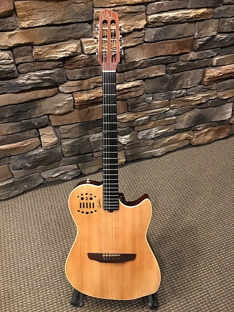 Godin Multiac Steel SA w case Reverb The Netherlands