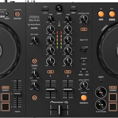 Pioneer DDJ-FLX4 2-deck Rekordbox and Serato DJ Controller - Graphite image 1