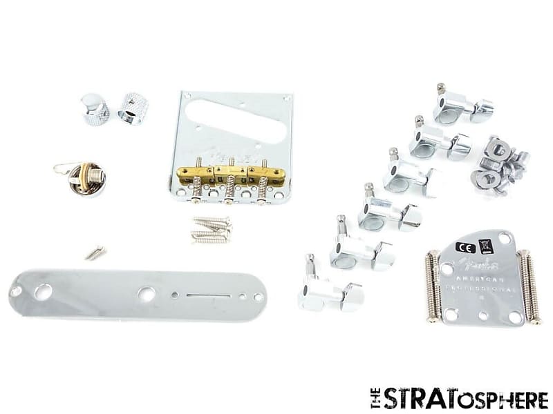Fender American Professional II Tele CHROME HARDWARE SET, Reverb