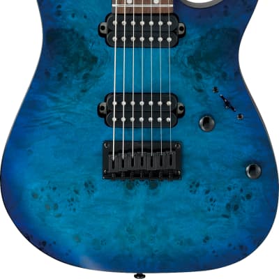 Ibanez RG Series RG7421PB 7-String Electric Guitar Flat Sapphire Blue image 1
