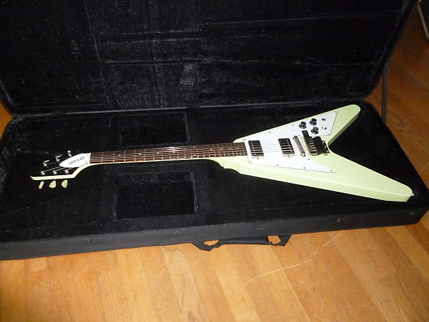 Orville by Gibson Flying V 1996 Mint Green | Reverb