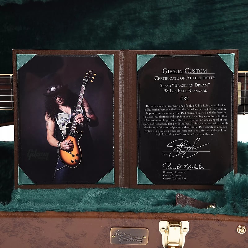 Gibson Custom Shop Slash "Brazilian Dream" '58 Les Paul Standard (Signed) 2018 image 6