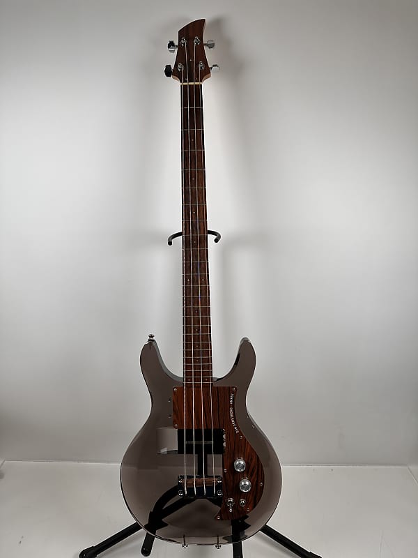 Ampeg Dan Armstrong Lucite Bass Reissue Smoke 1998 w/ Case image 1
