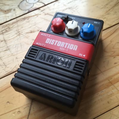 Arion SDI-1 Stereo Distortion vintage 1980s MIJ Japan 1980s Black and Red image 2