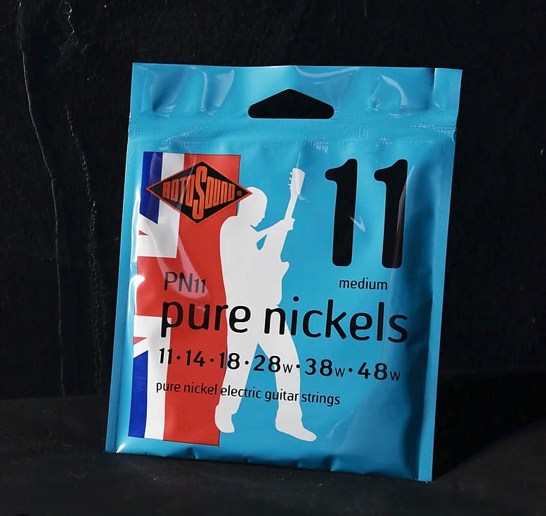 3 x Rotosound PN11 Pure Nickel Super Light Guitar Strings Reverb