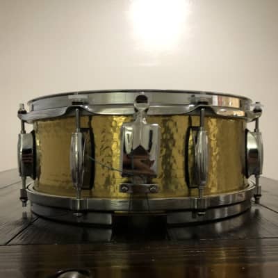 Special Edition Gretsch Full Range Silver Series 5" x 13" Hammered Brass Snare Drum image 3