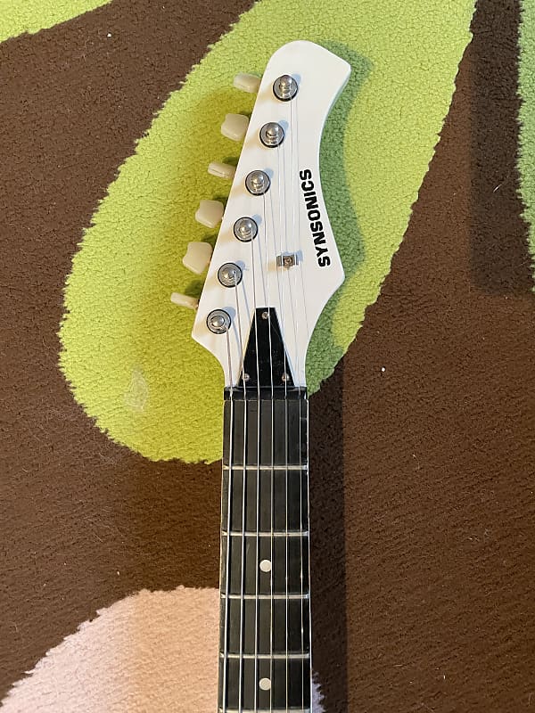 Synsonics Electric guitar Mid 90's - White | Reverb