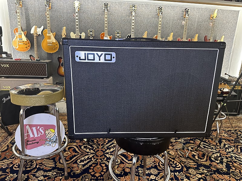 Joyo 212V Cabinet 2x12”  Celestion Vintage 30 Stereo Mono 2023 - Black image 1