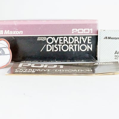 Maxon POD1 Overdrive/Distortion w/Original Box | Vintage 1980s 