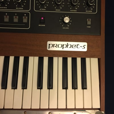 Incredible Sequential Circuits Prophet 5 Rev 3.3 1982 Walnut and Black LOTS OF PHOTOS image 10