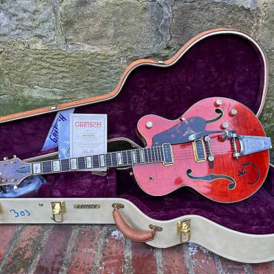 Gretsch Custom Shop 1955 Reissue G Brand Chet Atkins 6120 Aged 2020 - Orange Stain image 7