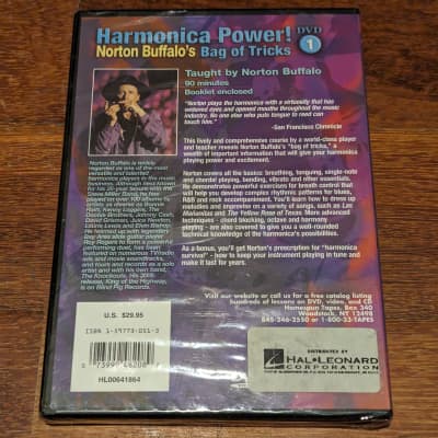DVD "Harmonica Power! Norton Buffalo's Bag Of Tricks", 90 Min. Instructional Video image 2