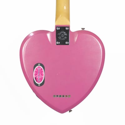 Daisy Rock  Debutante Heartbreaker Short Scale  Pink Electric Guitar image 3