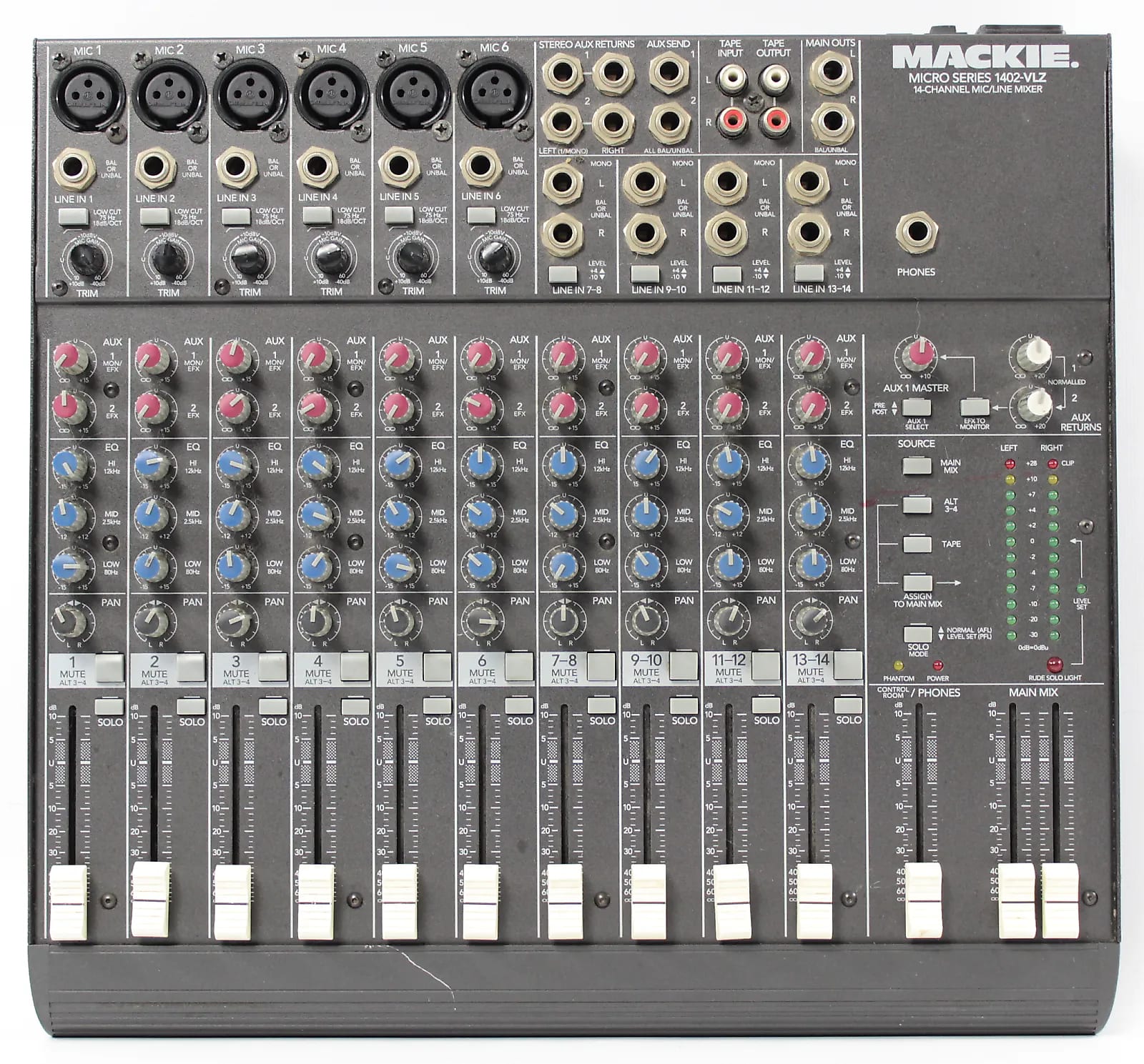 Mackie Micro Series 1402-VLZ 14-Channel Mic / Line Mixer | Reverb