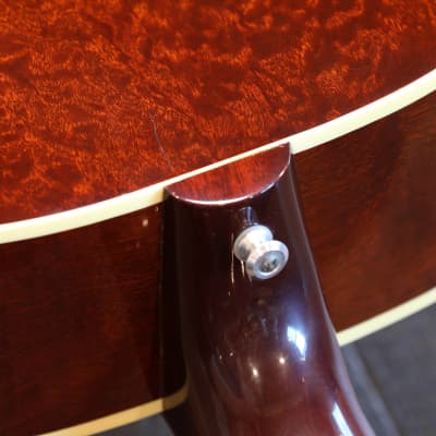 2007 Gibson Custom Shop Ren Ferguson Masterbuild J-45 Quilted Mahogany Custom Acoustic/ Electric Guitar Honey Burst w/ Double Pickguard + COA OHSC image 18