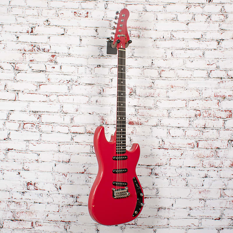 G&L SC-3 Vintage 1980s Electric Guitar, Fiesta Red x9569