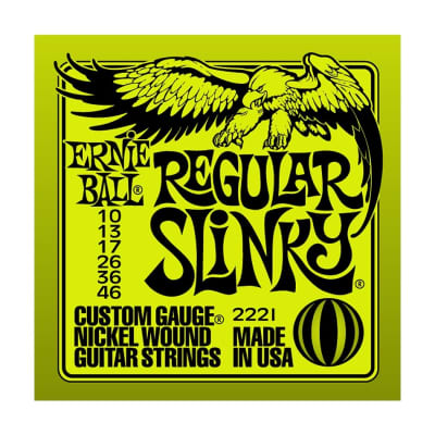 ERNIE BALL Regular Slinky Nickel Wound Electric Guitar Strings (2221) - 3 Pack image 2