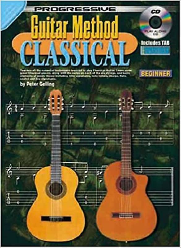 Learn How to Play Guitar - Classical Guitar Method  Music Tutor Book & CD - X- image 1