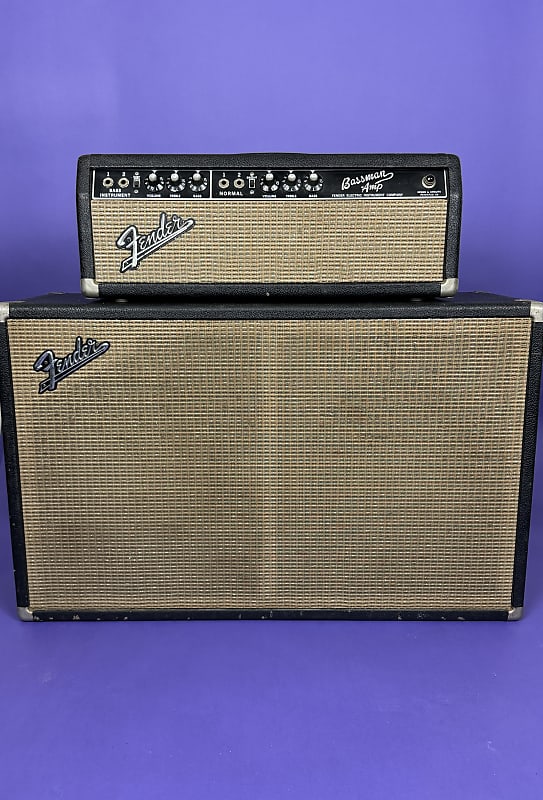 Fender Bassman Amp 1965 FEIC w/ Matching Piggy Back Cabinet | Reverb