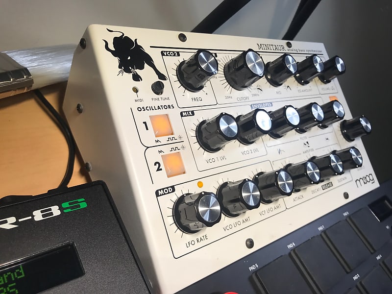 Moog Minitaur Analog Bass Synthesizer - Limited Edition WHITE - only 250 made image 1