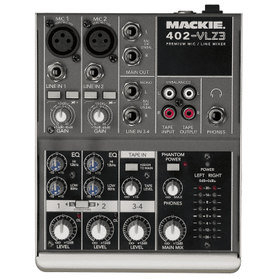 Mackie 402VLZ4 - 4-Channel Ultra Compact Mixer