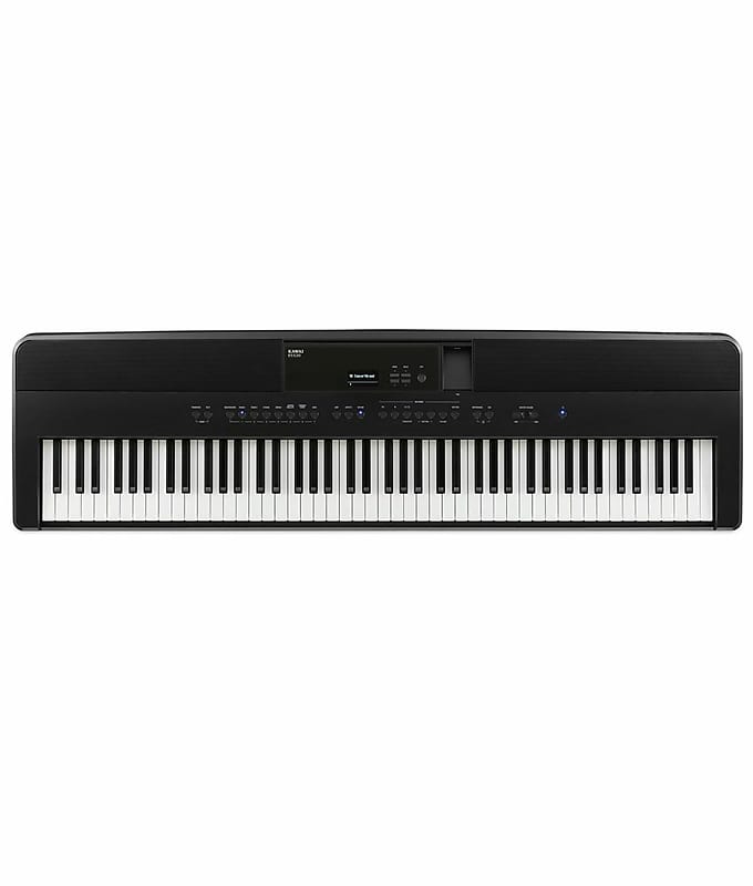 Kawai ES520 88-key Digital Piano with Speakers - Black image 1