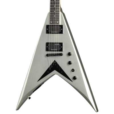 Kramer Dave Mustaine Signature Vanguard Guitar w/ Seymour Duncan Pickups - Silver Metallic for sale