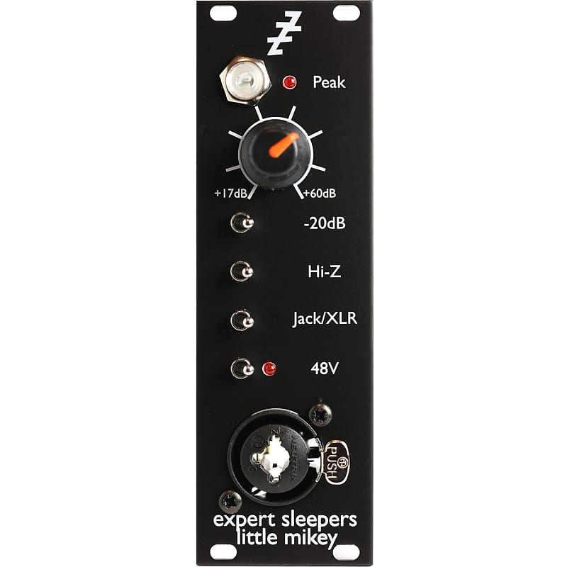 Expert Sleepers Little Mikey Preamp Eurorack Synth Module image 1