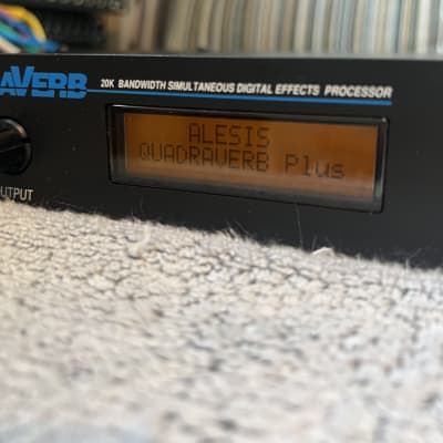 Alesis QuadraVerb 20k Bandwidth Simultaneous Digital Effects Processor 1990s - Black image 6