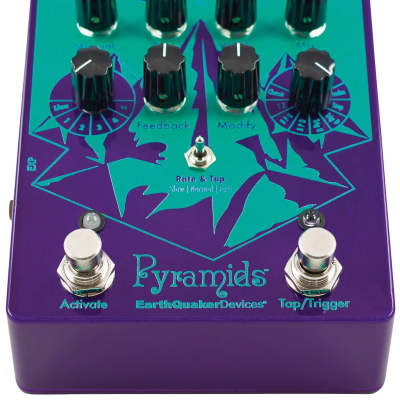 New Earthquaker Devices Pyramids Stereo Flanging Device Guitar Effects Pedal image 4