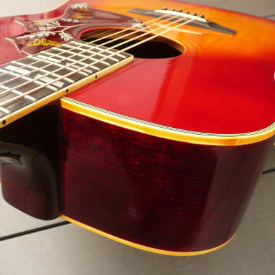 Mountain W250H by Hayashi Gakki Mid 70's Red Sunburst Humming | Reverb