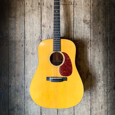 2021 Martin Authentic Series | D-18 Authentic '1939' - Natural Aged finish with case and tags image 2