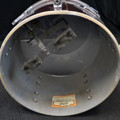 Gretsch 18/12/14/5.5x14" 60's Round Badge Drum Set - Burgundy Sparkle image 25