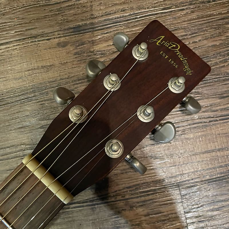 Aria AD-35N Acoustic Guitar Aria Dreadnought | Reverb