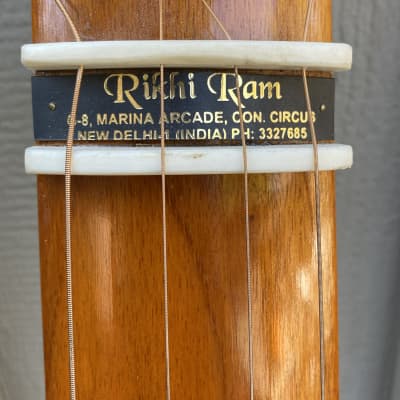 Rikhiram Handmade Tanpura/Tambura - 4 Strings with Two Cases - Natural image 6