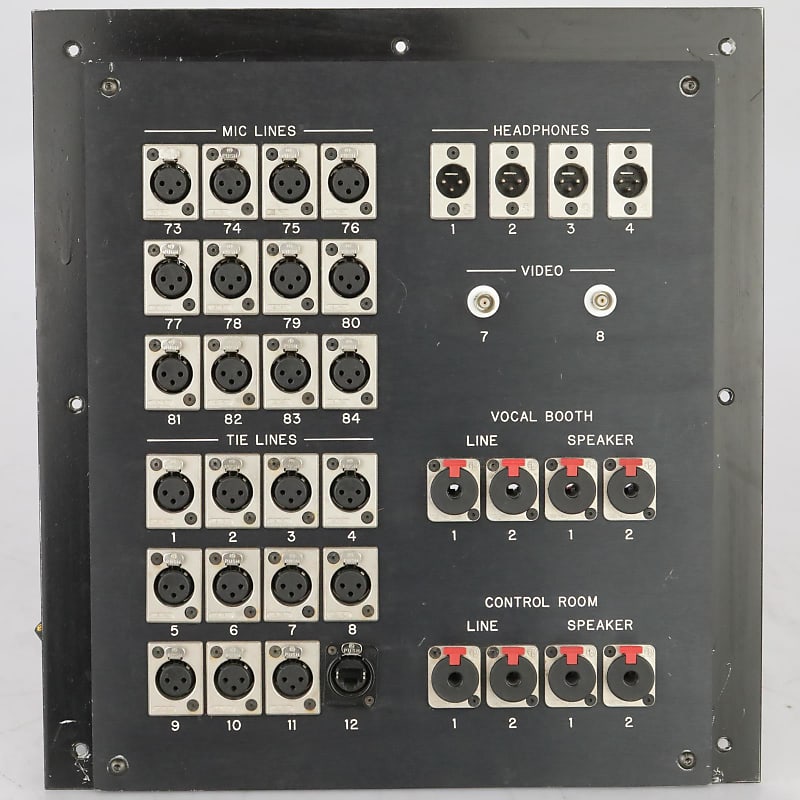 Neutrik Studio Wall Plate Mic Tie Lines Cues XLR Mic Panel | Reverb