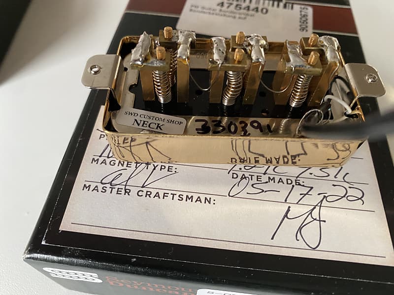 ギター Seymour Duncan Custom Shop Phat Staple Seymour Duncan Custom Shop Phat Staple P-90 2-piece Pickup