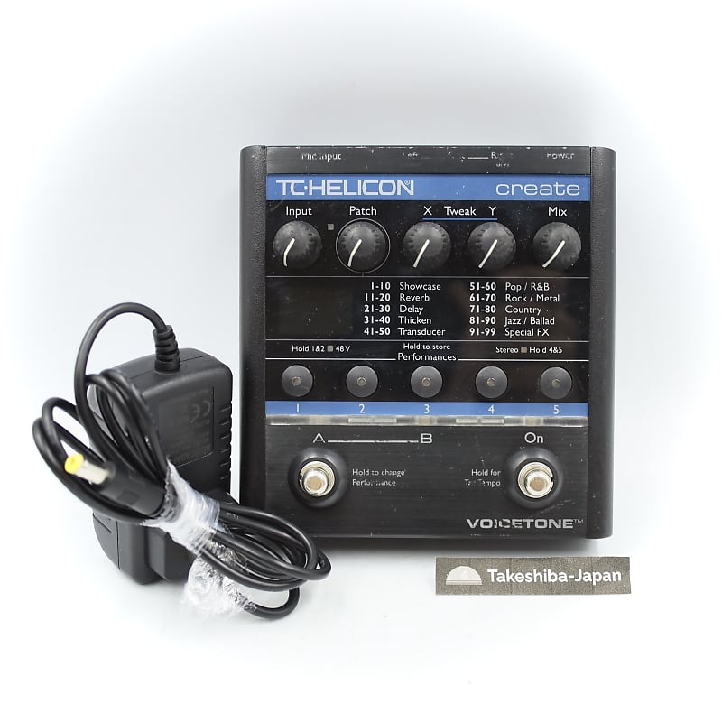 TC Helicon VoiceTone Create | Reverb