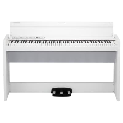 Korg LP380U 88-Key Digital Home Piano, RH3 Hammer Action, USB / MIDI, White