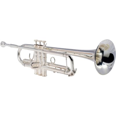 Allora ATR-550 Paris Series Professional Bb Trumpet Silver Plated with Case image 1